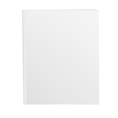 White magazine cover png, transparent background