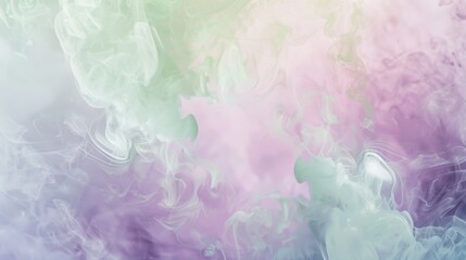 Fototapeta premium A pastel background featuring shades of light yellow, mint green, and lavender