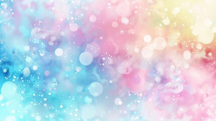 A pastel background featuring shades of light yellow, mint green, and lavender