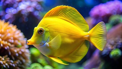 yellow tang fish