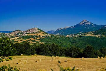 Grumentum, archaeological area of ​​the ancient Roman city, Potenza, Basilicata, Italy