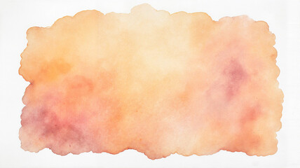Obraz premium Soft Peach Watercolor Texture in Gentle Pastel Tones with Copy Space