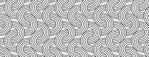 Gray background with a seamless pattern of black swirling lines. The background has a smooth texture with gray and black vector. White minimal background. Geometric contemporary background vector.