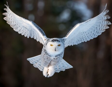 snowy owl, Owl, winter, snow, harfang des neiges, snow, white, winter, canada, bird 
