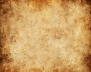 Fototapeta premium Aged, textured, brown paper background.
