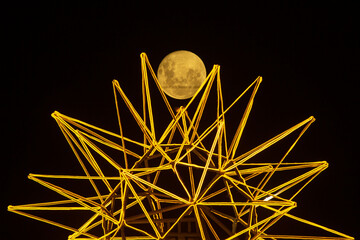 Full Moon seen from the city of S&atilde;o Paulo Brazil on December 9, 2022