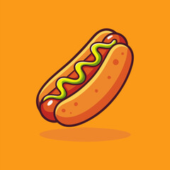 hot dog illustration