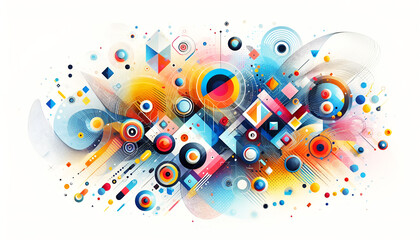 Obraz premium Colorful Sphere Explosion