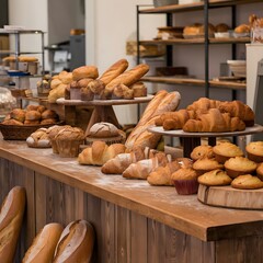 A bakery display