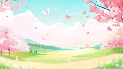 Vibrant Spring Background