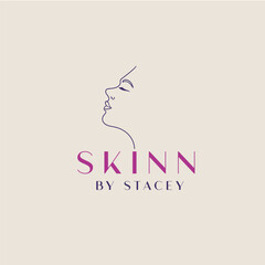 Minimal Hair studio logo design