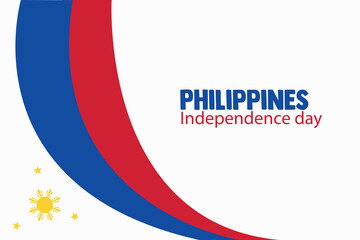 philippines flag banner independent day