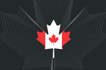 Canada flag vector