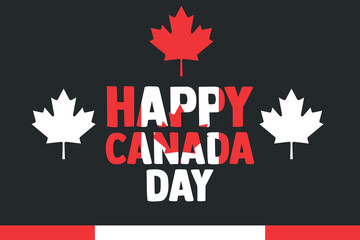 Canada independent flag vector