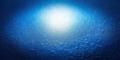 Abstract blue background with white blotch Close-Up