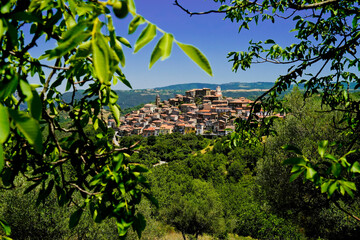 San Martino D'agni, small ancient village in Lucania, Basilicata Italy