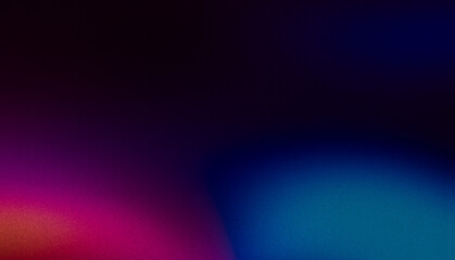 Blue purple pink grainy background, dark abstract noise texture poster, banner header cover backdrop design, smooth vibrant colors noisy gradient cover.