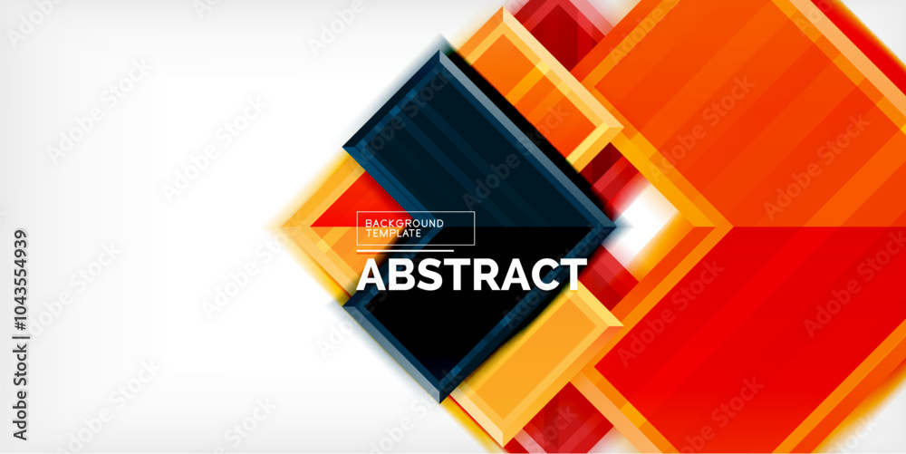 Aufkleber Arrow symbols created with 3d effects and line texture geometric abstract background