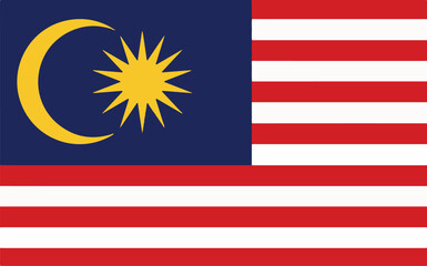 Malaysia flag vector