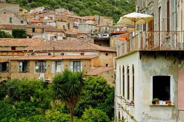 Lentiscosa, the ancient village, Cilento Salerno, Campania, Italy