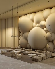 Obraz premium Living room interior in a luxury style concept..