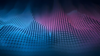 Obraz premium Electric Soundwave Visualization 