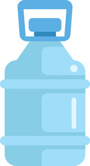 Big reusable water bottle with handle, perfect for sports and outdoor activities