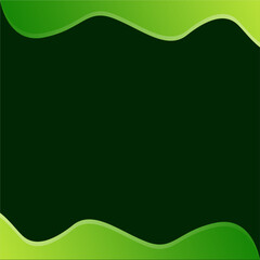 modern fluid green gradient background design vector