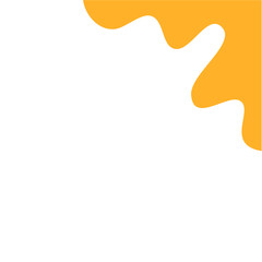 Abstract shape corner border