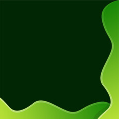 modern fluid green gradient background design vector