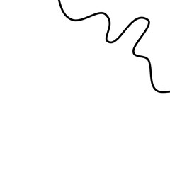 Abstract shape corner border