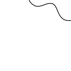 Abstract shape corner border