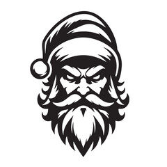 Santa Claus Portrait Illustration Design