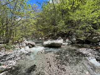 Torrential stream Mala Paklenica, Seline (Paklenica National Park, Croatia) - Wildbach Mala Paklenica, Seline (Nationalpark, Kroatien) - Bujični potok Mala Paklenica, Seline (Hrvatska)