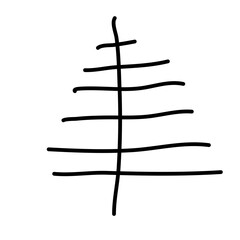 Pine tree doodle