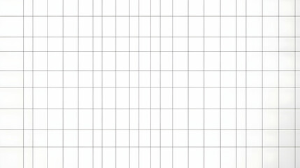 White tile wall with black grout lines, simple and clean, suitable for minimalist design.