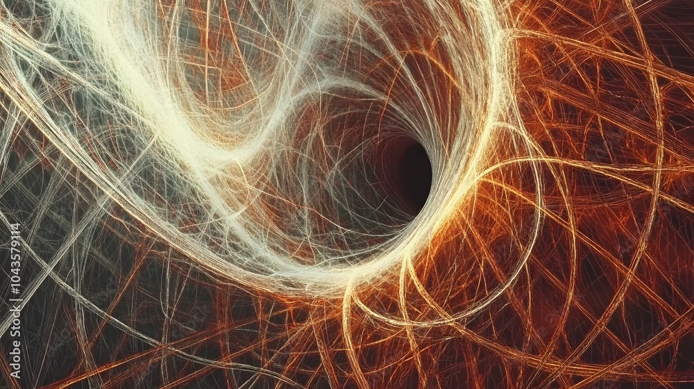 Aufkleber A glowing network of abstract geometric shapes forming a neural network, representing complex AI data processes, 4K resolution