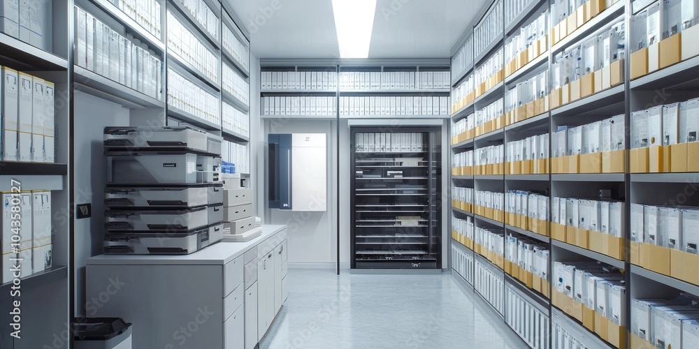 Aufkleber An innovative digital documentation interface allowing seamless record management.