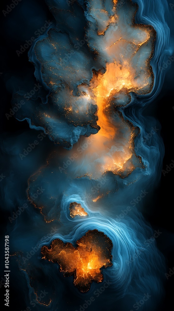 Poster abstract interpretation of ocean currents and patterns