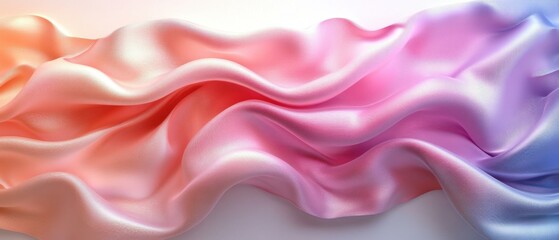 Obraz premium Elegant pastel fabric wallpaper, sophisticated minimalism, soft texture, serene ambiance, perfect for modern interiors