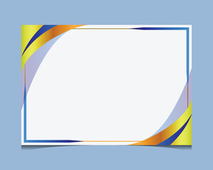 Obraz premium Blank certificate of achievement paper template vector