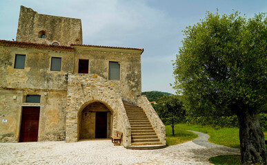 Policastro Bussentino, ancient city walls, Salerno, Campania, Italy