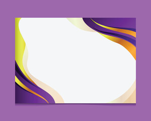 Obraz premium Purple and gold certificate of achievement paper template vector