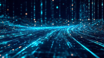 Blue technology background