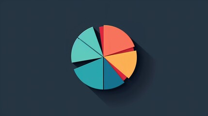 Obraz premium modern infographic template featuring multi-pie charts in flat design for effective data visualization and analysis