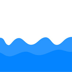blue wave presentation background