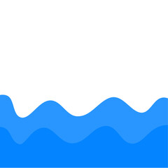 blue wave presentation background