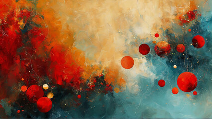 background with paint