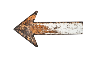 Simple Dark Brown Left Arrow Line Art