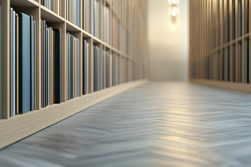 Unique vinyl displays, sophisticated illumination, handpicked collection, luxury store, and captivating 3D art.